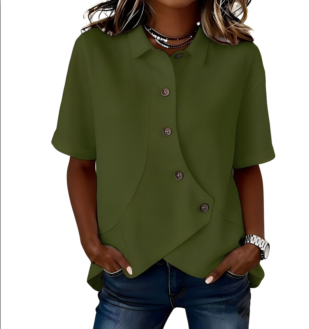 LINNENMIX SHIRT VOOR VROUWEN