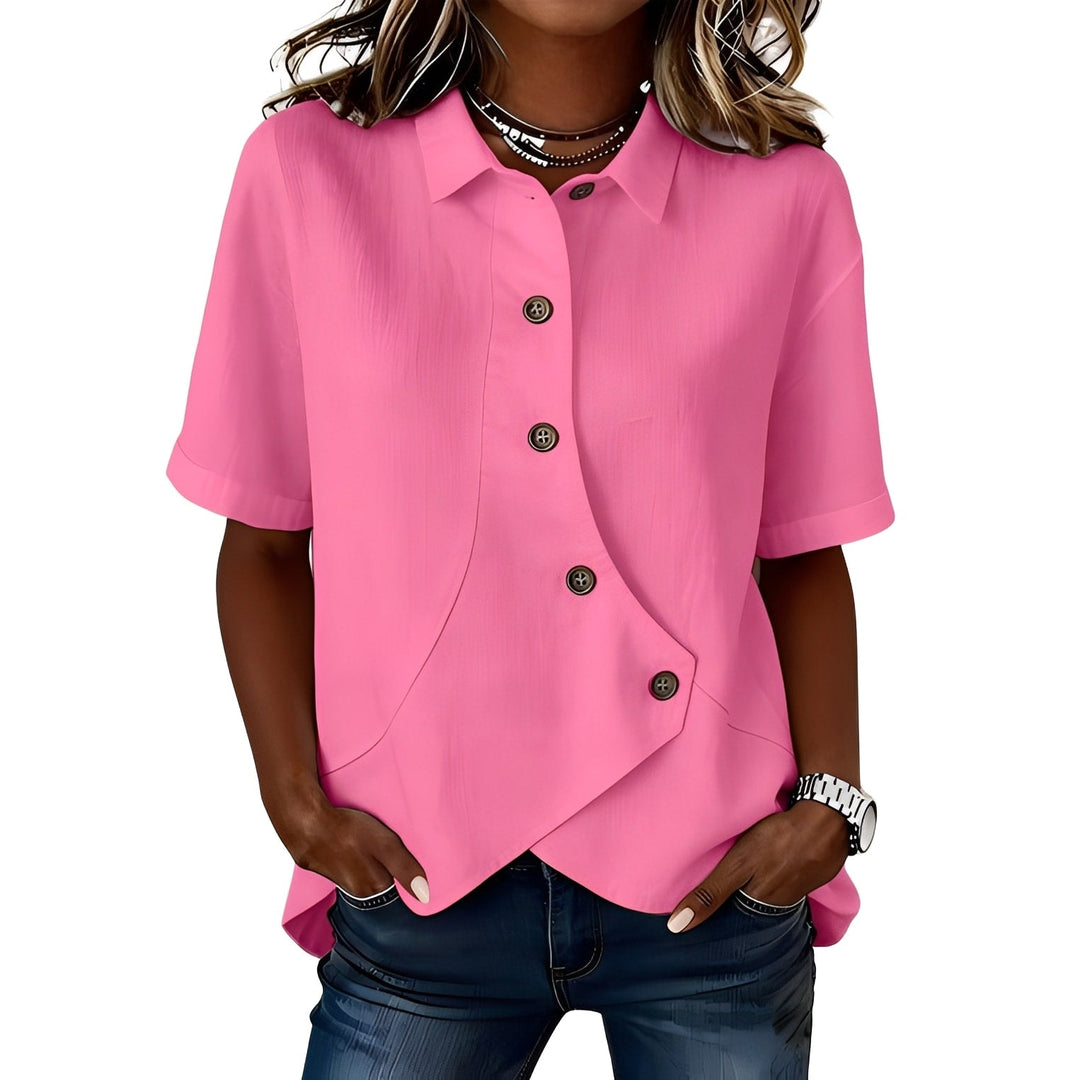 LINNENMIX SHIRT VOOR VROUWEN