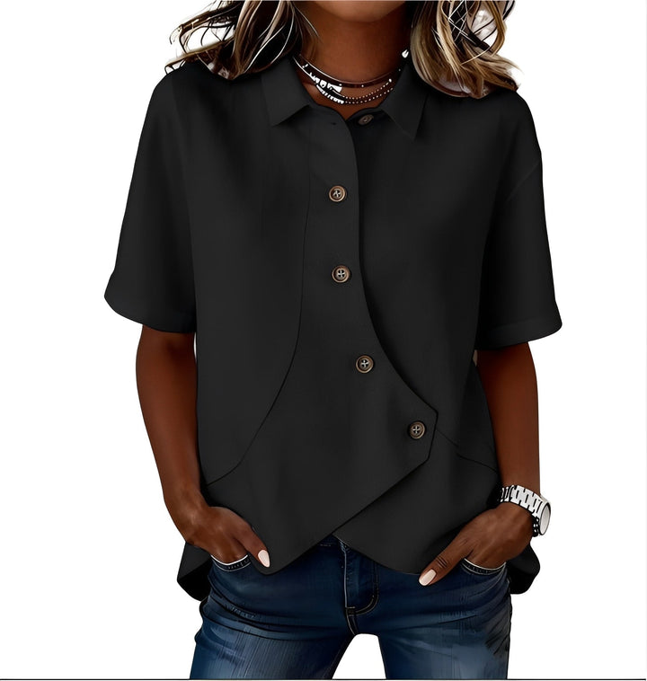 LINNENMIX SHIRT VOOR VROUWEN