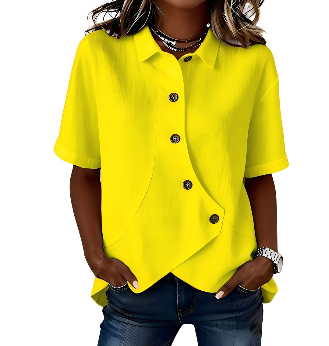 LINNENMIX SHIRT VOOR VROUWEN