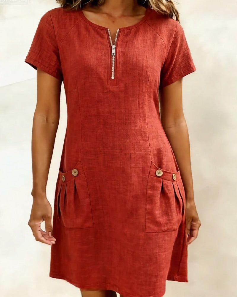 CHIC MIDI JURK VOOR VROUWEN