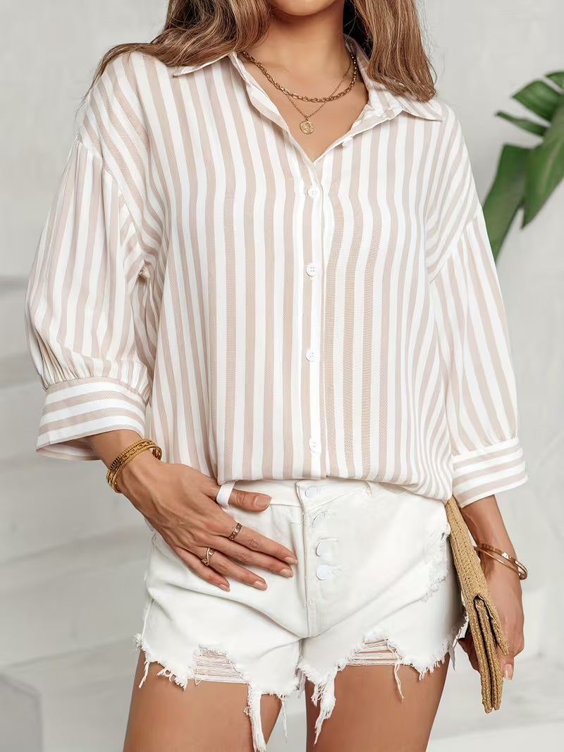 GESTREEPT SHIRT VOOR VROUWEN