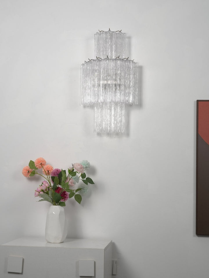 Glacier Tier Glass Wall Light