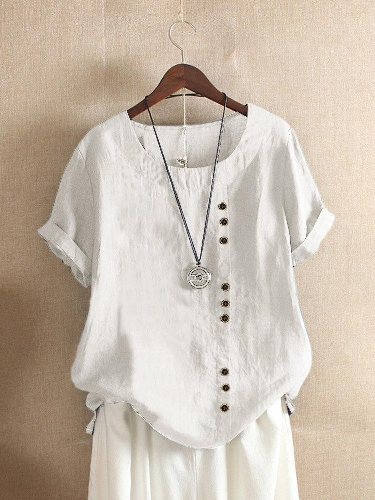 KATOENEN BLOUSE VOOR VROUWEN