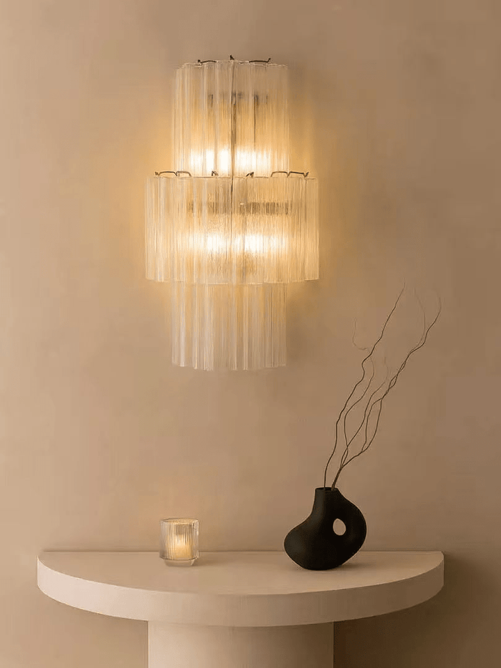 Glacier Tier Glass Wall Light
