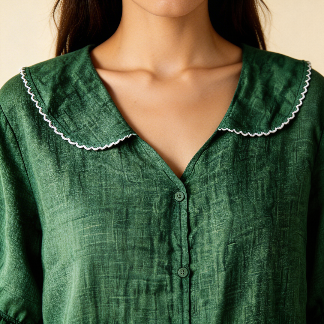 PETER PAN-KRAAGBLOUSE VOOR VROUWEN