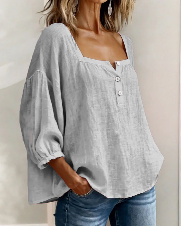 LINNEN BLOUSE VOOR VROUWEN