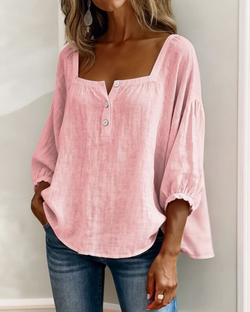 LINNEN BLOUSE VOOR VROUWEN