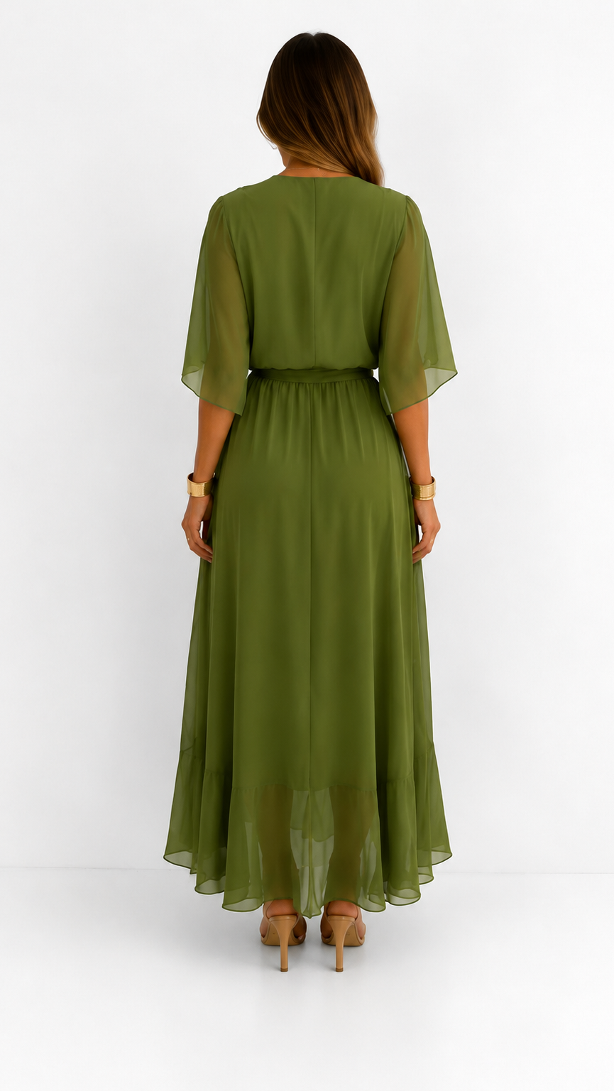 VOUWJURK VAN CHIFFON VOOR VROUWEN