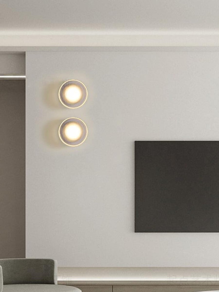 Luno Ribbed Glass Wall Light