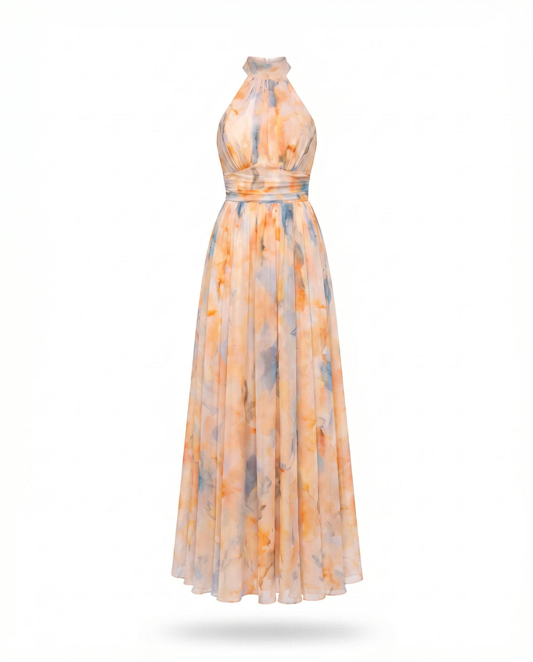 ELEGANTE MAXIJURK MET HALTERNEK VOOR VROUWEN