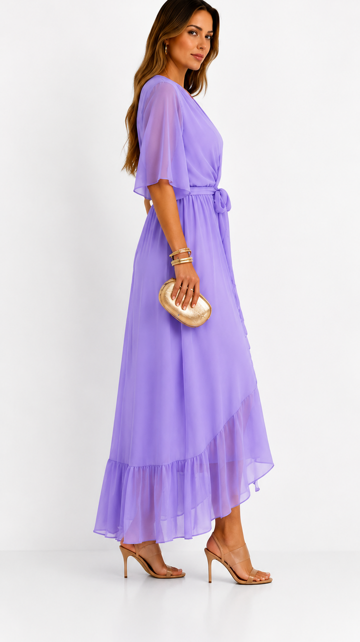 VOUWJURK VAN CHIFFON VOOR VROUWEN
