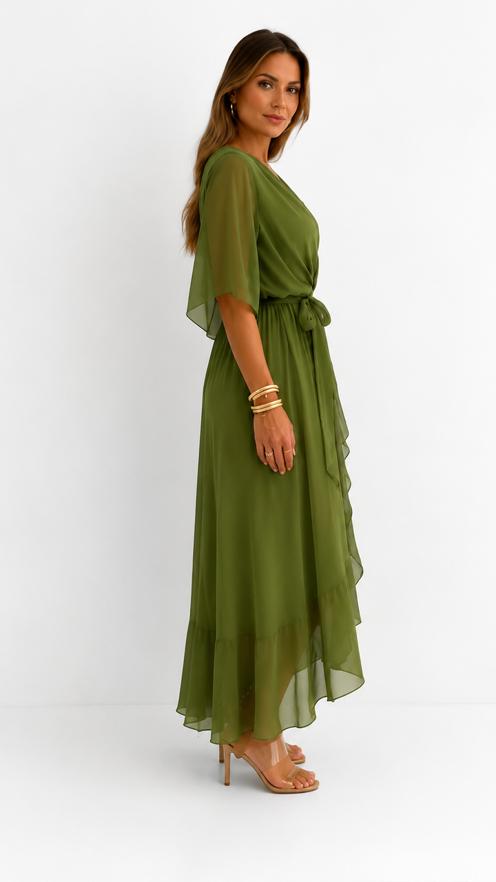 VOUWJURK VAN CHIFFON VOOR VROUWEN