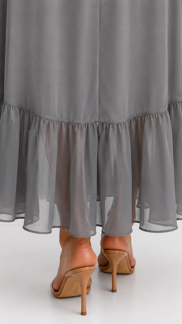 VOUWJURK VAN CHIFFON VOOR VROUWEN