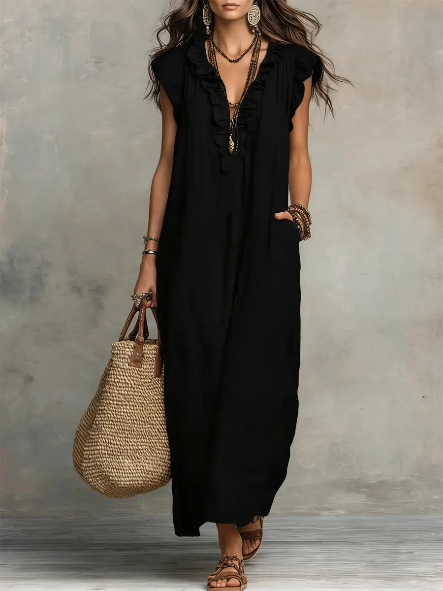 CHIQUE EN VLOEIENDE BOHEMIAN DRESS VOOR VROUWEN