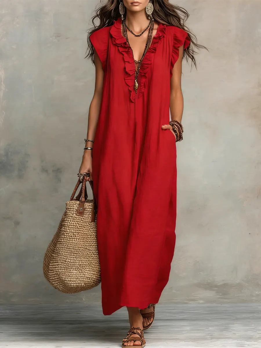 CHIQUE EN VLOEIENDE BOHEMIAN DRESS VOOR VROUWEN