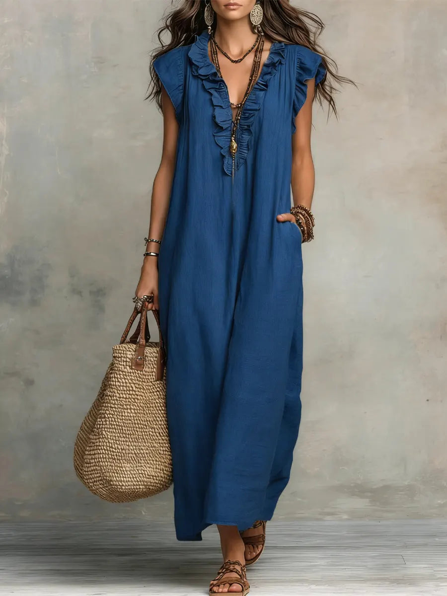 CHIQUE EN VLOEIENDE BOHEMIAN DRESS VOOR VROUWEN