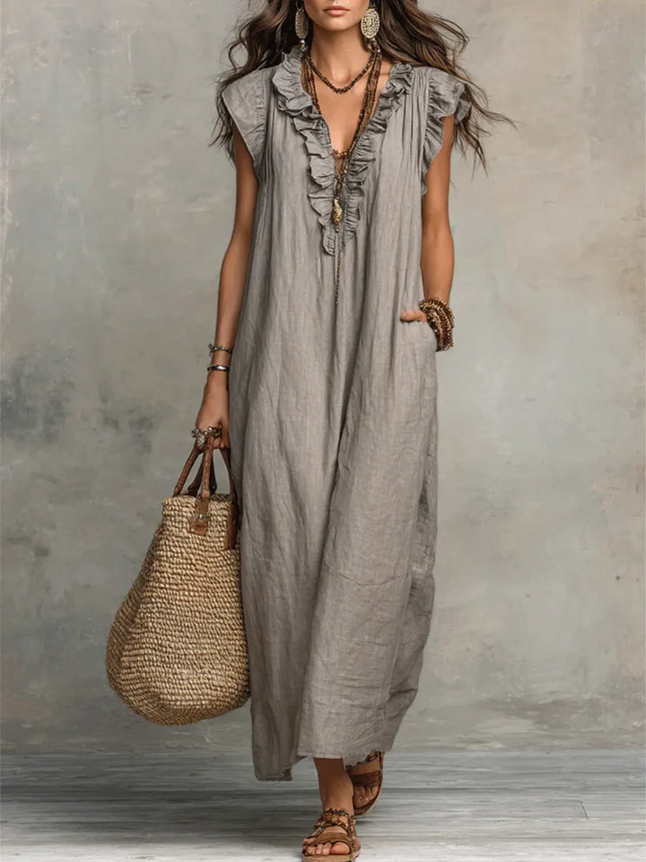 CHIQUE EN VLOEIENDE BOHEMIAN DRESS VOOR VROUWEN