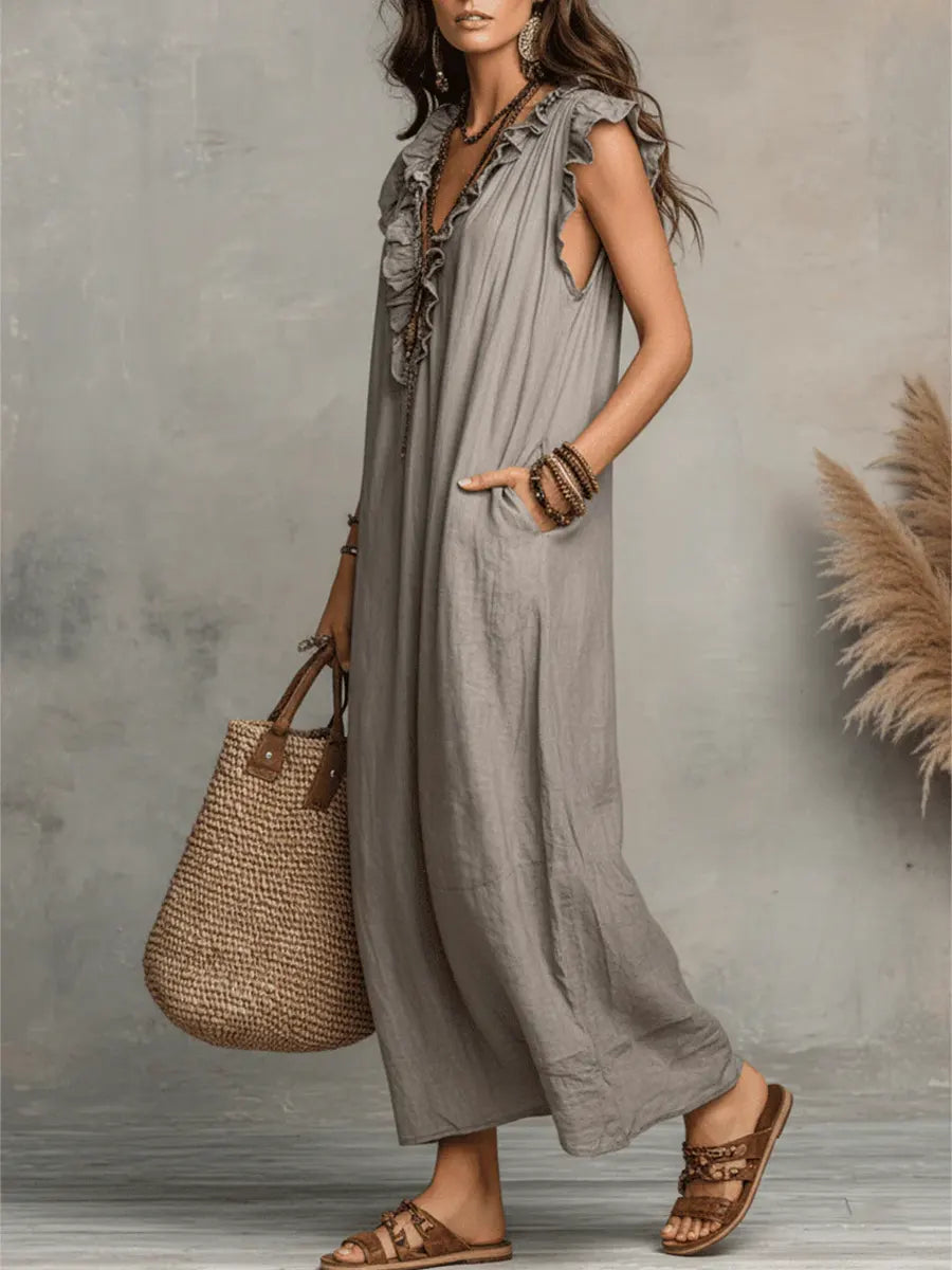 CHIQUE EN VLOEIENDE BOHEMIAN DRESS VOOR VROUWEN