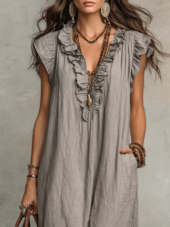 CHIQUE EN VLOEIENDE BOHEMIAN DRESS VOOR VROUWEN