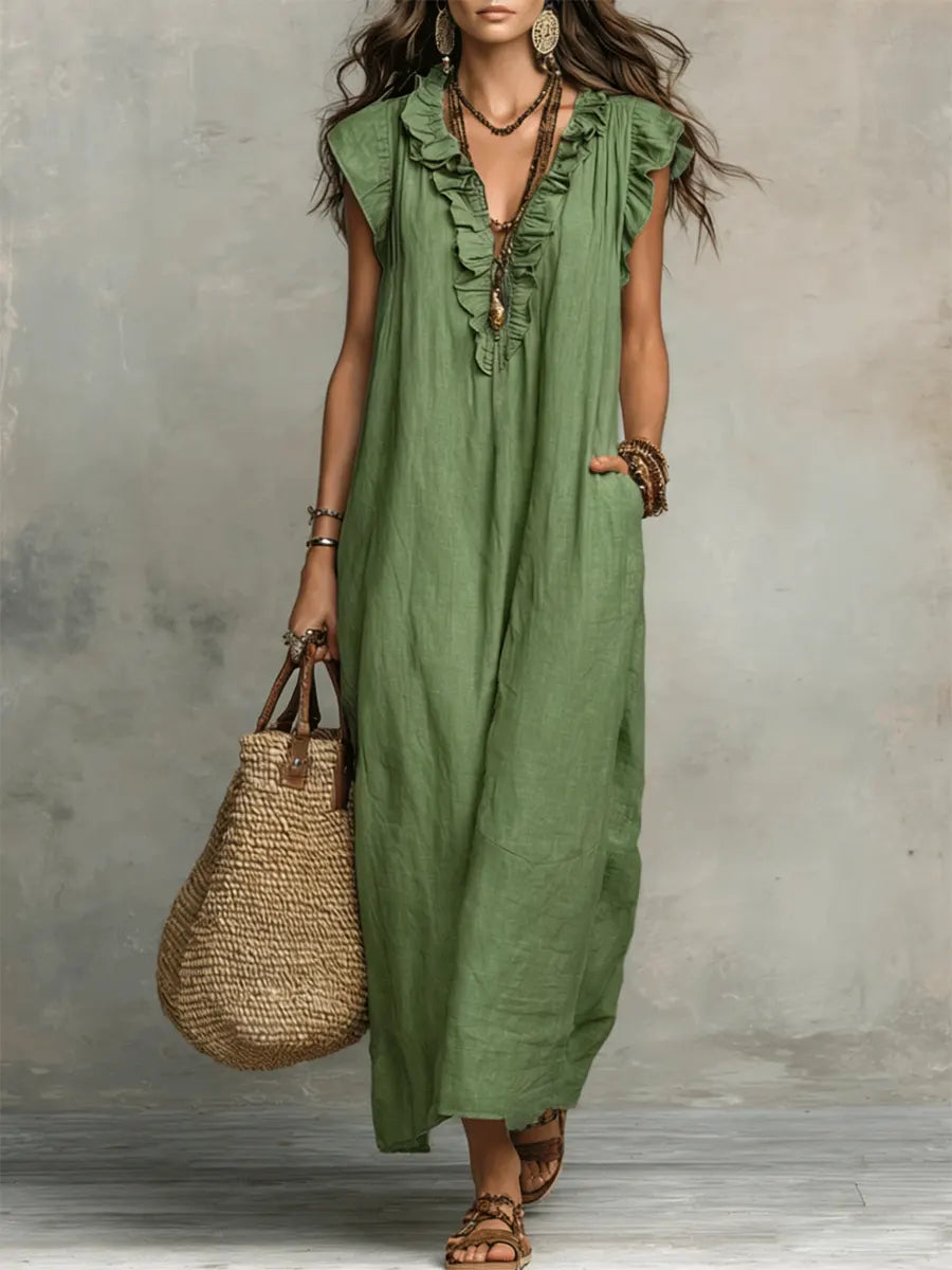CHIQUE EN VLOEIENDE BOHEMIAN DRESS VOOR VROUWEN