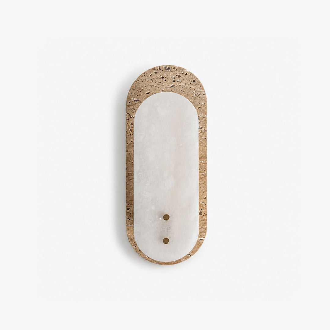 Travertine Pill Sconce