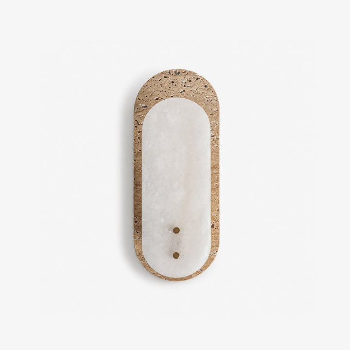 Travertine Pill Sconce