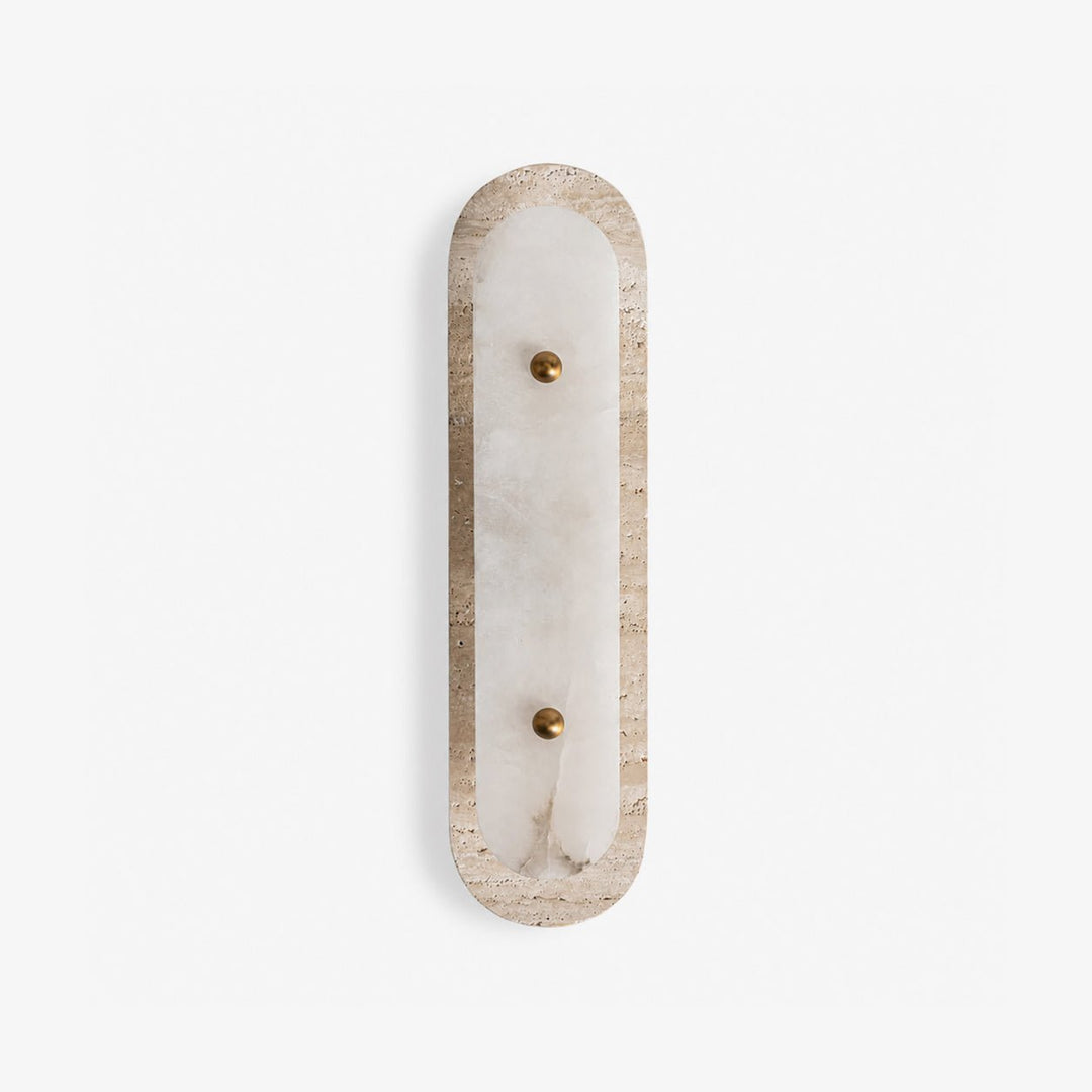 Travertine Pill Sconce
