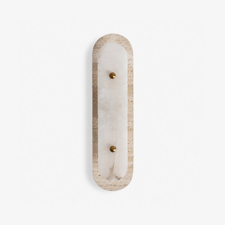 Travertine Pill Sconce