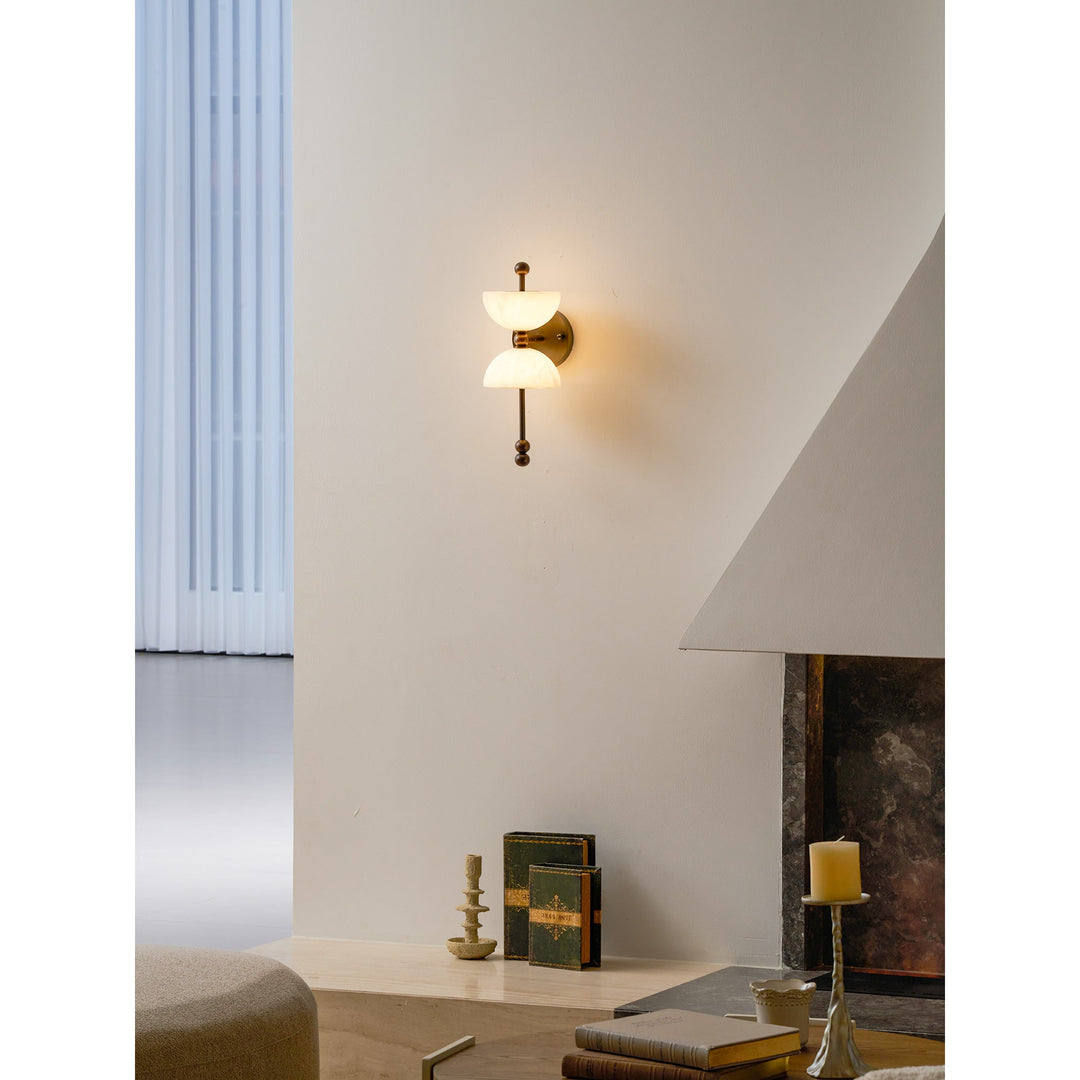 Duo Alabaster Wall Lamp