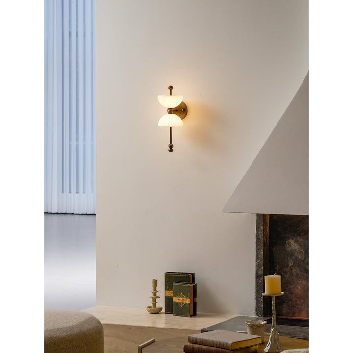 Duo Alabaster Wall Lamp