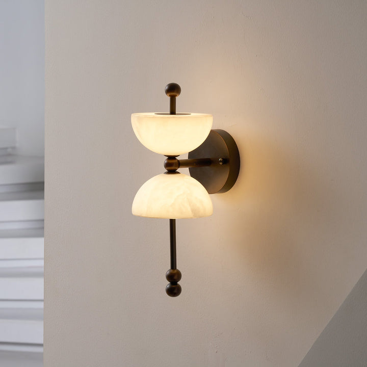 Duo Alabaster Wall Lamp
