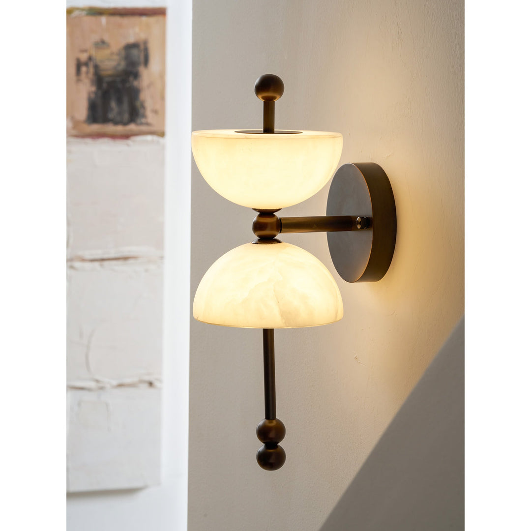Duo Alabaster Wall Lamp