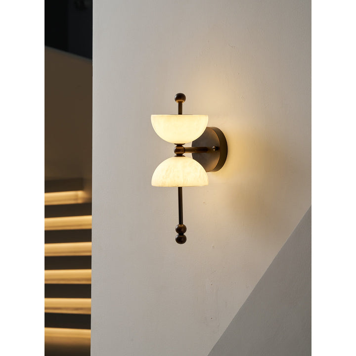 Duo Alabaster Wall Lamp