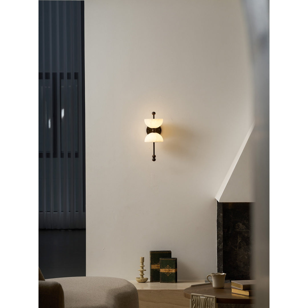 Duo Alabaster Wall Lamp