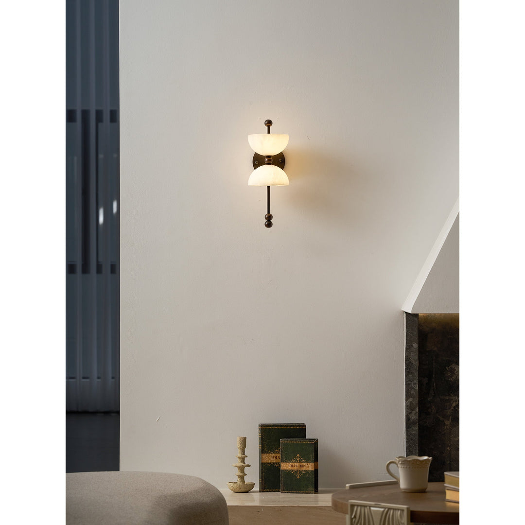 Duo Alabaster Wall Lamp
