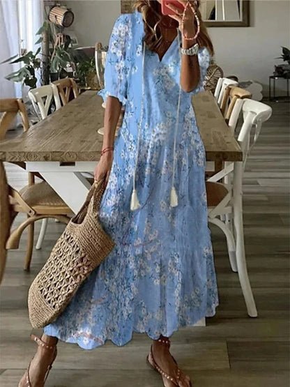 BOHO MIDI-JURK VOOR VROUWEN