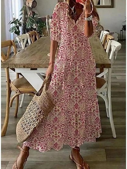 BOHO MIDI-JURK VOOR VROUWEN
