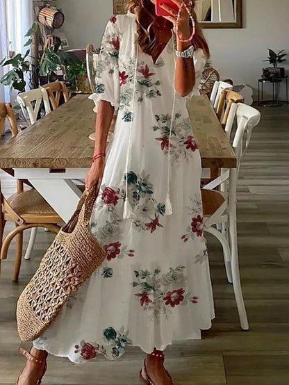 BOHO MIDI-JURK VOOR VROUWEN