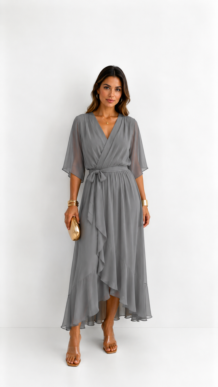 VOUWJURK VAN CHIFFON VOOR VROUWEN